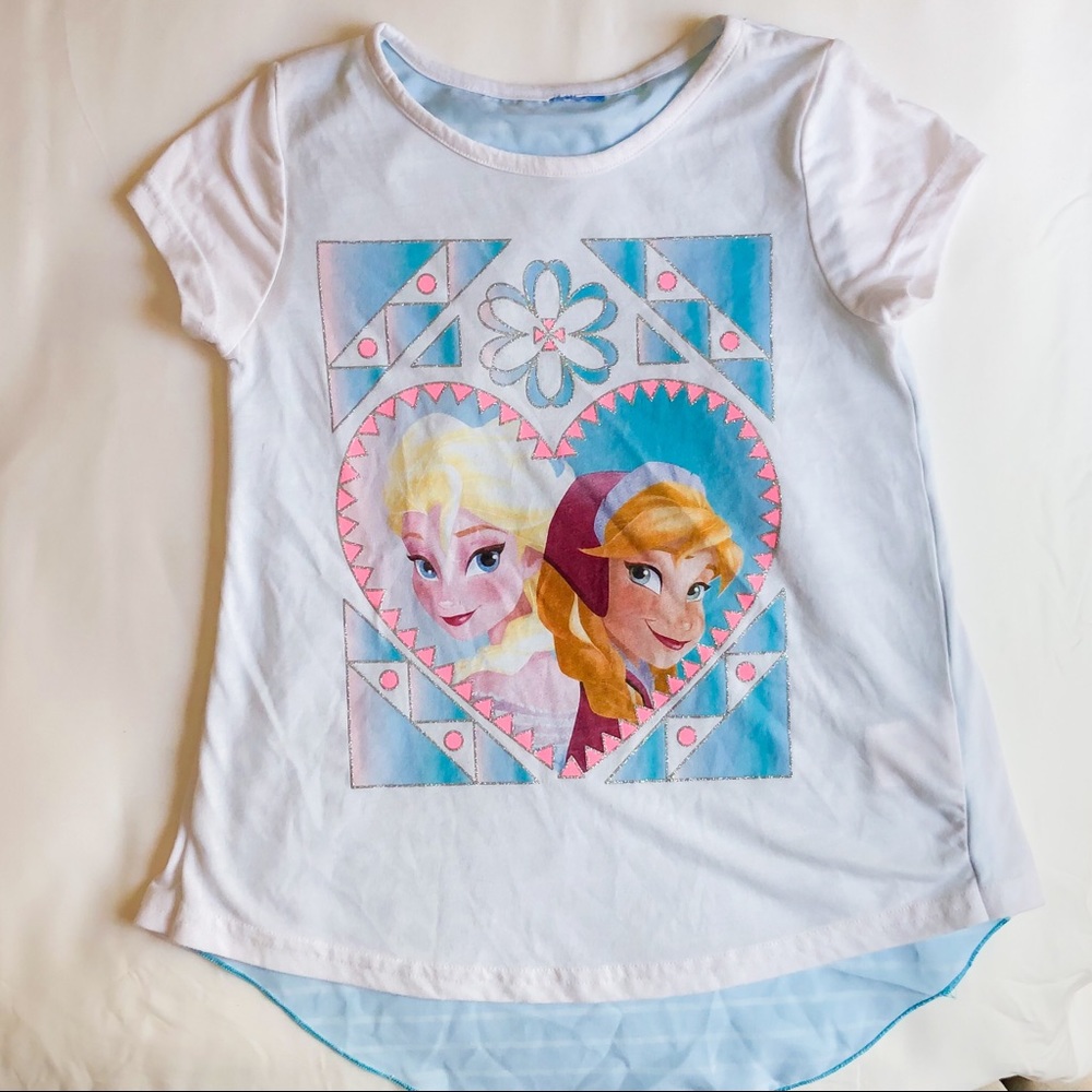 Disney Kids Frozen Elsa & Anna Tshirt
